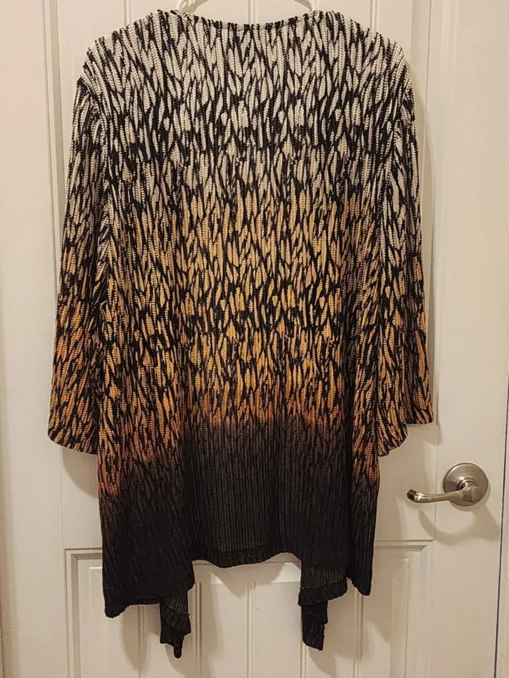 Catherine's 1XL open-front cardigan